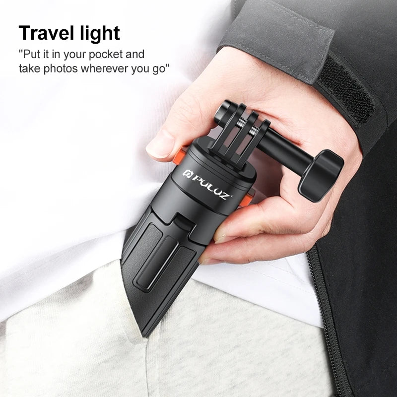 Mini Magnetic Quick Release Selfie Stick Tripod – Compatible with GoPro HERO 13/12/11/10/9, Insta360 X4/X3, and DJI Osmo Action 5 Pro