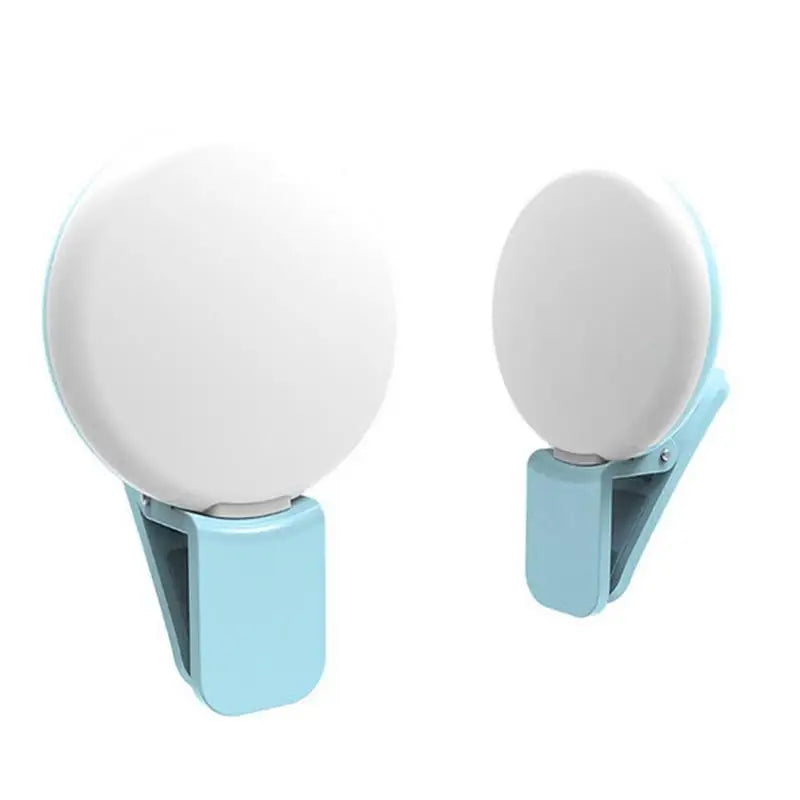 Mobile Phone LED Selfie Ring Light Portable Mini Durable Practical Three Stop Dimming Circle Photography Clip Fill Light
