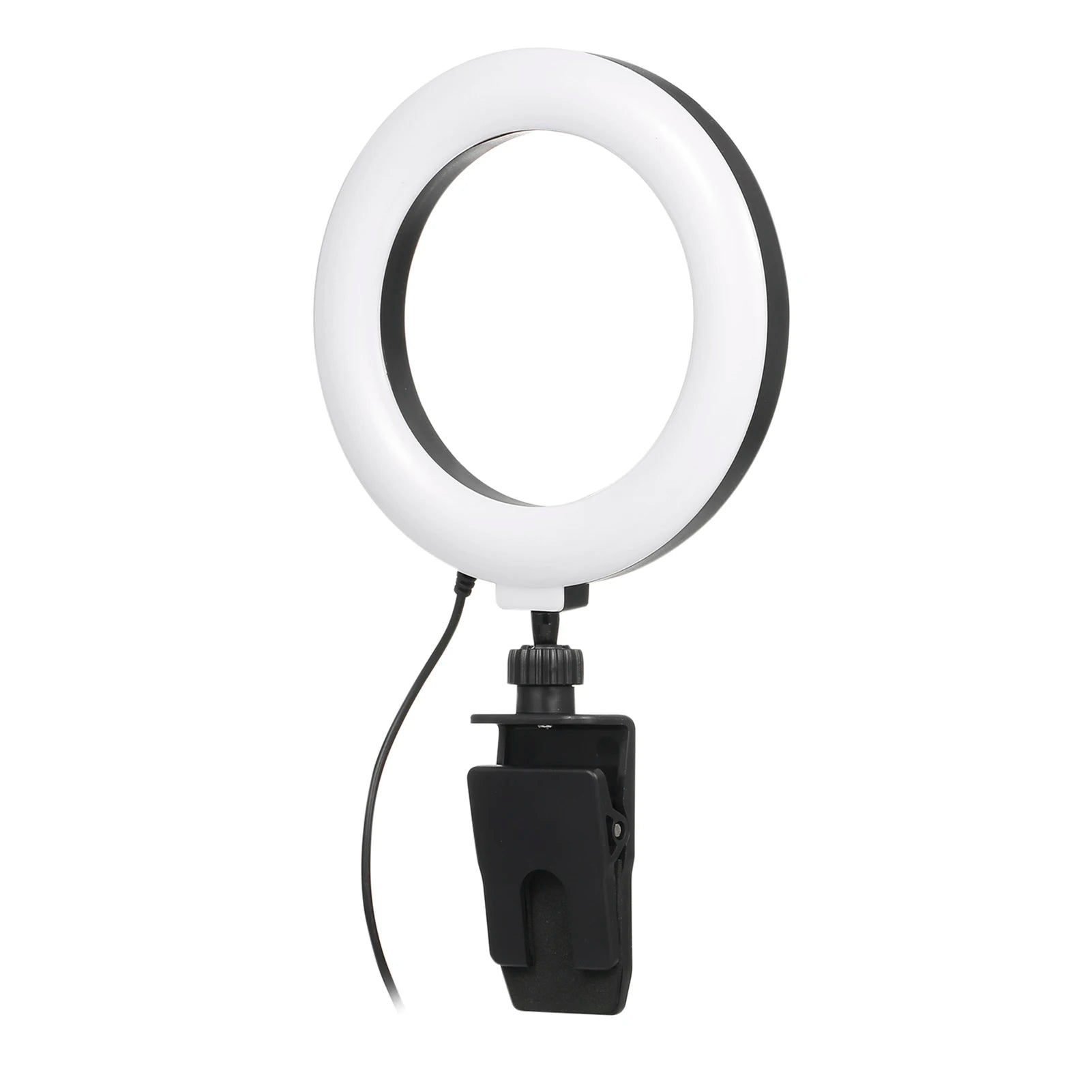6" Dimmable Ring Light with Clip for Laptop & Computer – USB Video Conference Light for Zoom Meetings, Makeup, Selfie, TikTok, and Live Streaming