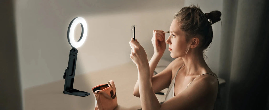 5 Inch LED Ring light Photography Lighting Phone Ringlight With Stand USB Round Fill Lamp for Youtube TikTork Video Live