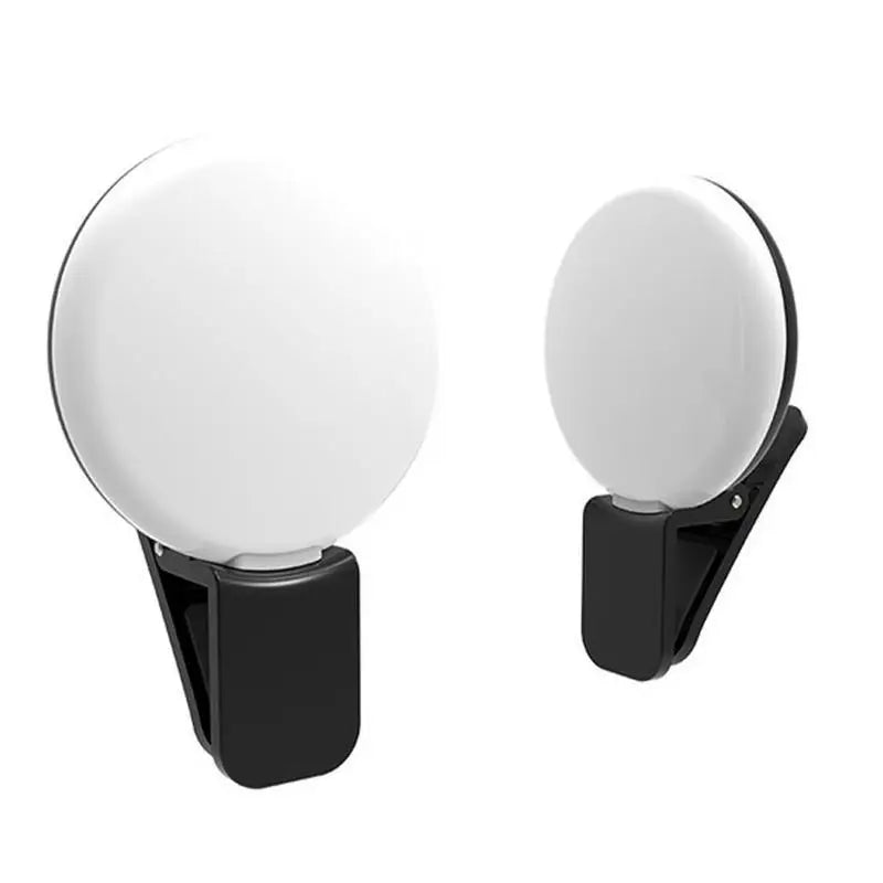 Mobile Phone LED Selfie Ring Light Portable Mini Durable Practical Three Stop Dimming Circle Photography Clip Fill Light