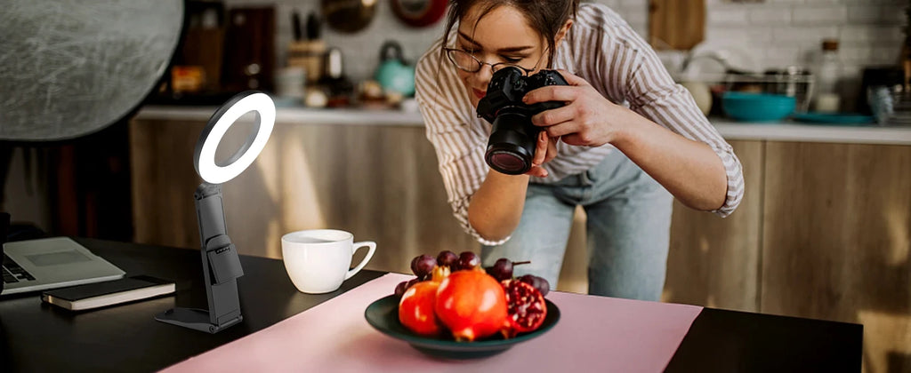 5 Inch LED Ring light Photography Lighting Phone Ringlight With Stand USB Round Fill Lamp for Youtube TikTork Video Live